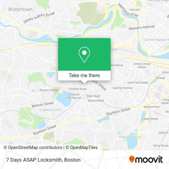 7 Days ASAP Locksmith map