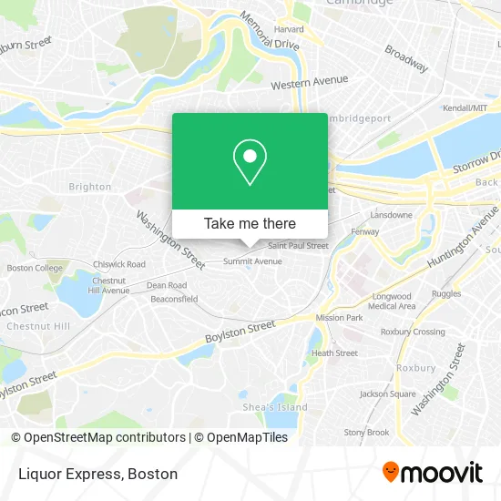 Liquor Express map