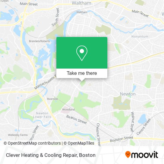 Clever Heating & Cooling Repair map