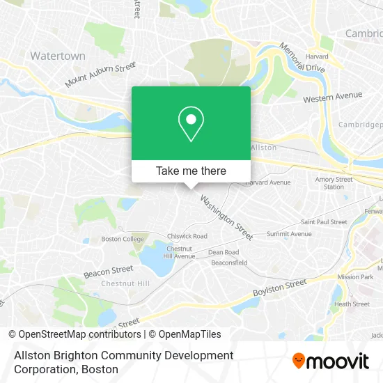 Allston Brighton Community Development Corporation map