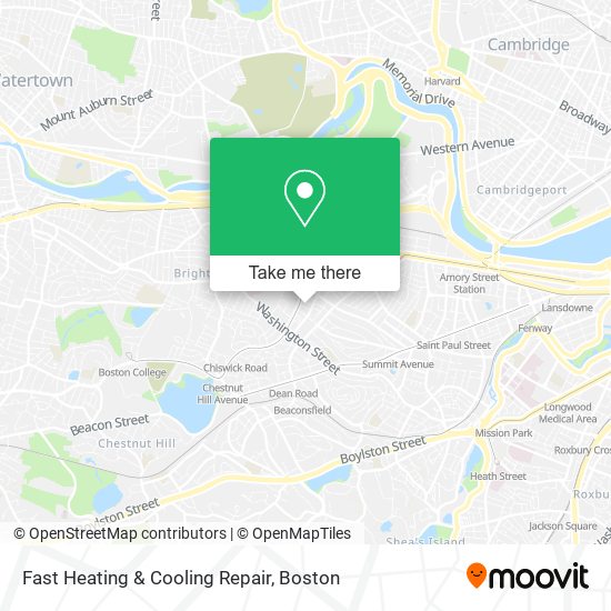 Fast Heating & Cooling Repair map