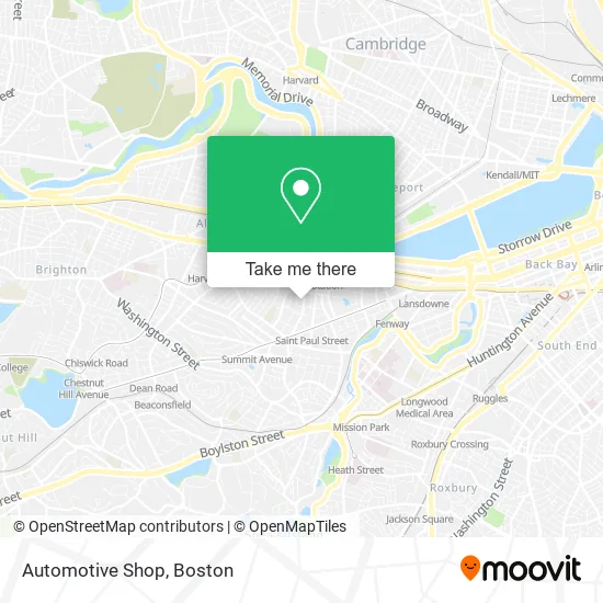 Mapa de Automotive Shop
