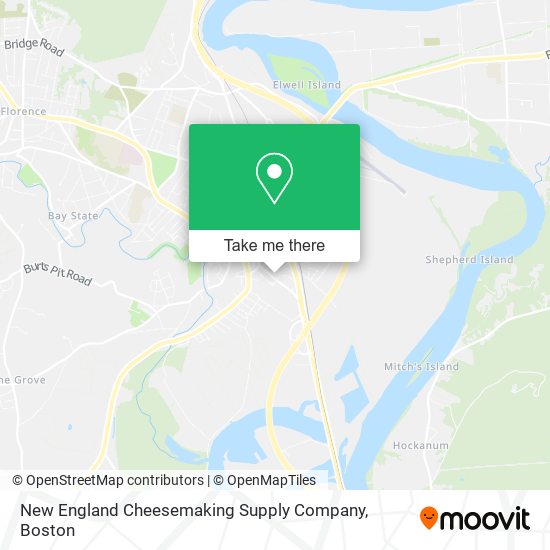 New England Cheesemaking Supply Company map