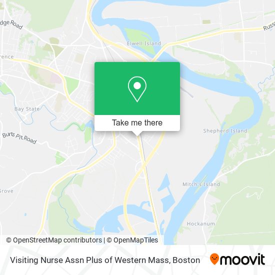 Visiting Nurse Assn Plus of Western Mass map