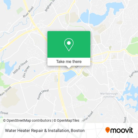 Water Heater Repair & Installation map