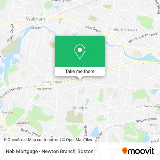 Neb Mortgage - Newton Branch map