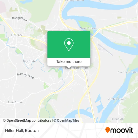Hiller Hall map