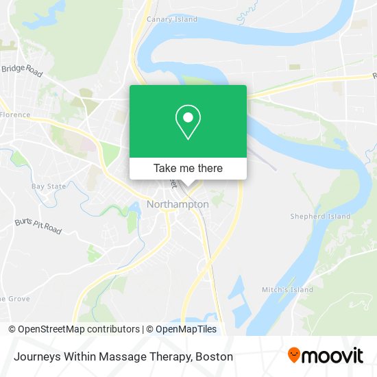 Journeys Within Massage Therapy map