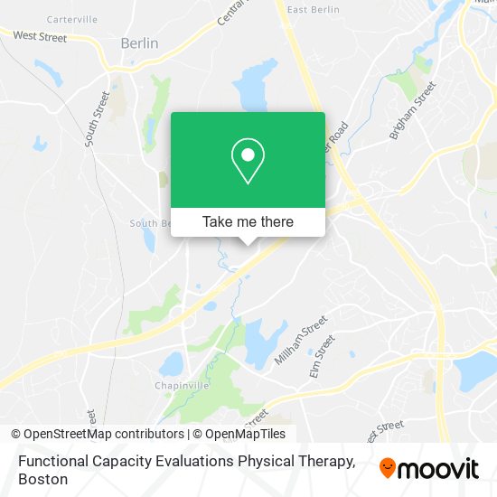 Mapa de Functional Capacity Evaluations Physical Therapy