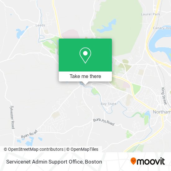 Servicenet Admin Support Office map