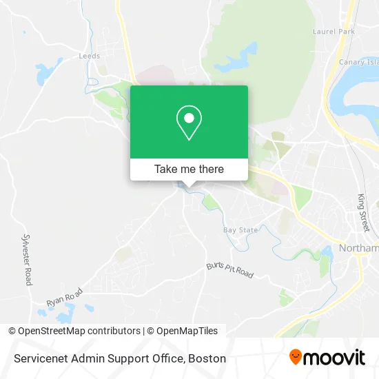Mapa de Servicenet Admin Support Office