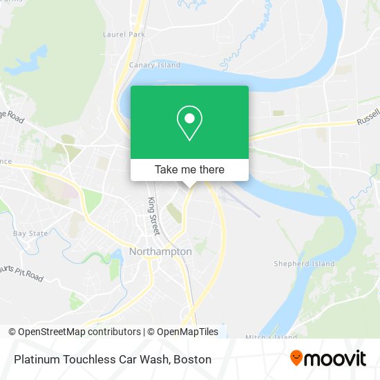 Mapa de Platinum Touchless Car Wash
