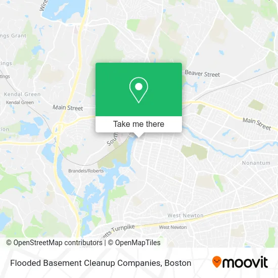 Flooded Basement Cleanup Companies map