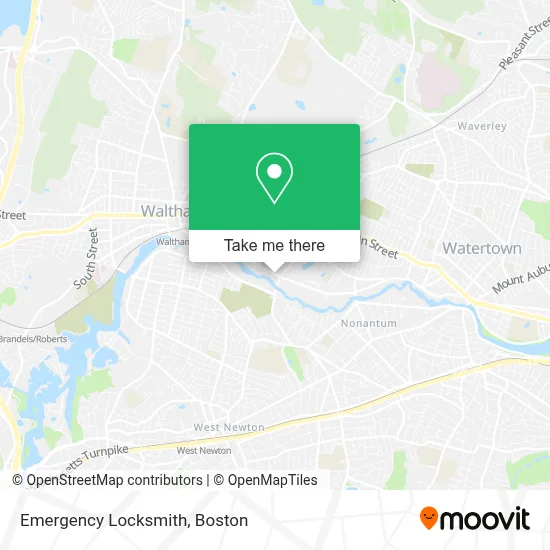 Emergency Locksmith map