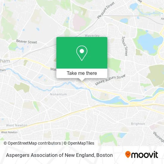 Mapa de Aspergers Association of New England