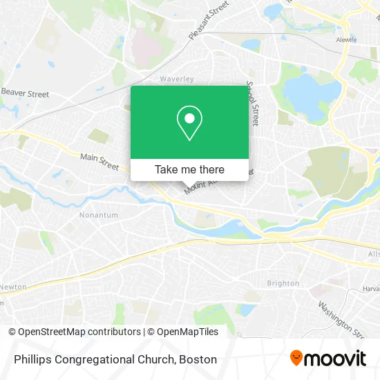 Phillips Congregational Church map