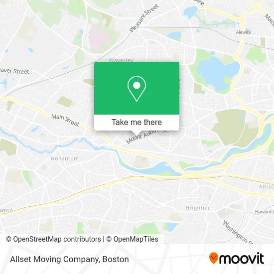 Allset Moving Company map