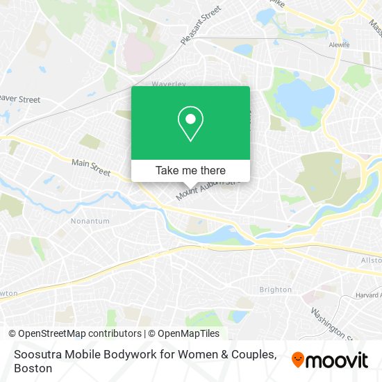 Soosutra Mobile Bodywork for Women & Couples map