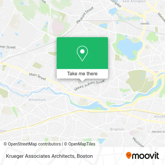 Krueger Associates Architects map