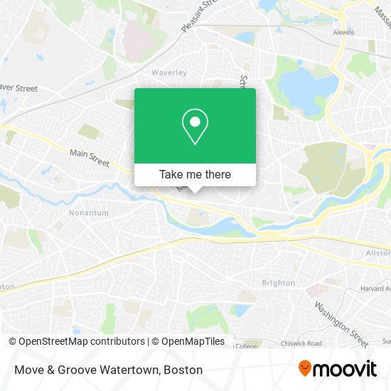 Move & Groove Watertown map