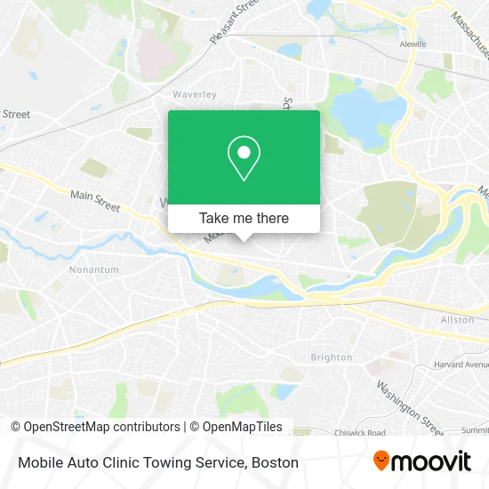 Mobile Auto Clinic Towing Service map