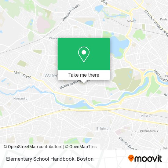 Elementary School Handbook map