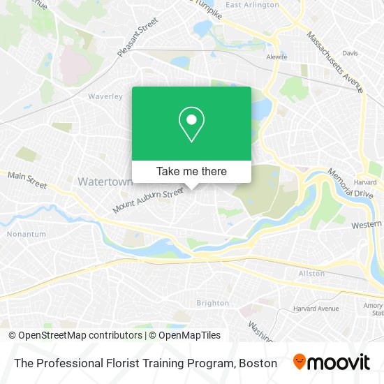 The Professional Florist Training Program map