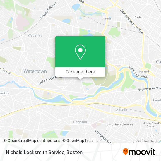 Mapa de Nichols Locksmith Service