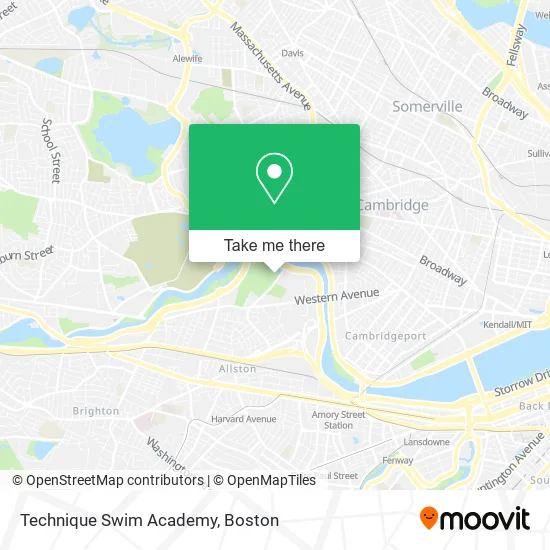 Mapa de Technique Swim Academy