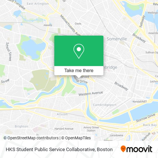 Mapa de HKS Student Public Service Collaborative