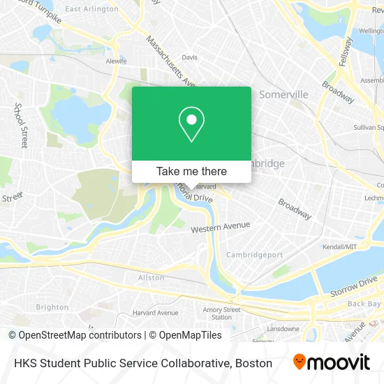 HKS Student Public Service Collaborative map