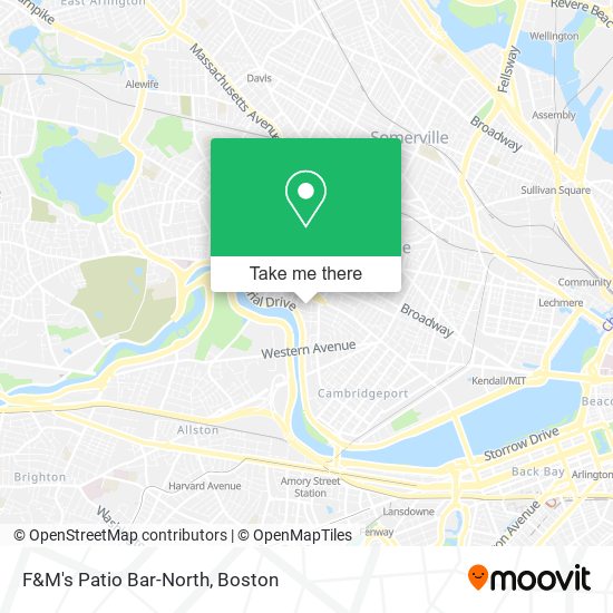 F&M's Patio Bar-North map