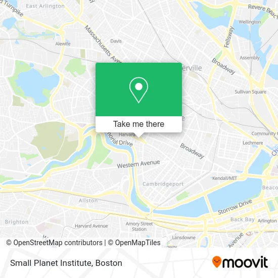 Small Planet Institute map