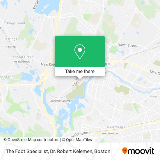 Mapa de The Foot Specialist, Dr. Robert Kelemen