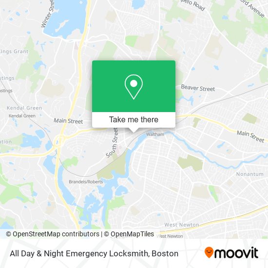 Mapa de All Day & Night Emergency Locksmith