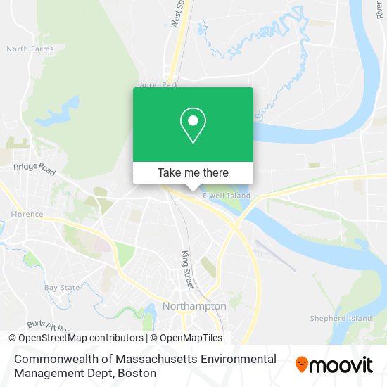 Mapa de Commonwealth of Massachusetts Environmental Management Dept