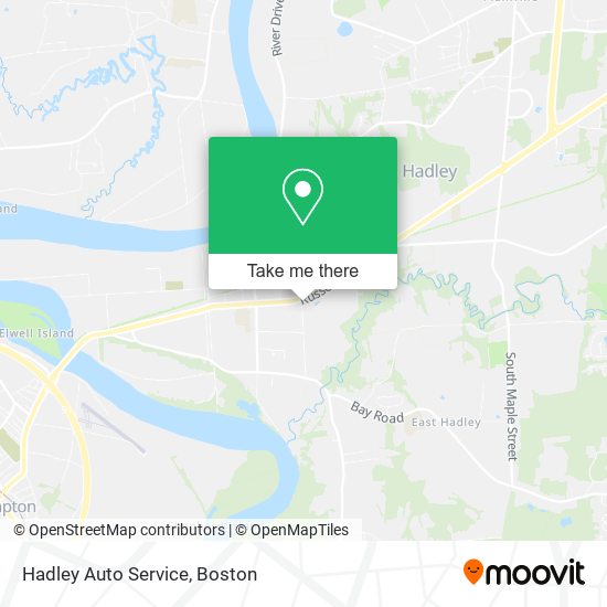 Hadley Auto Service map