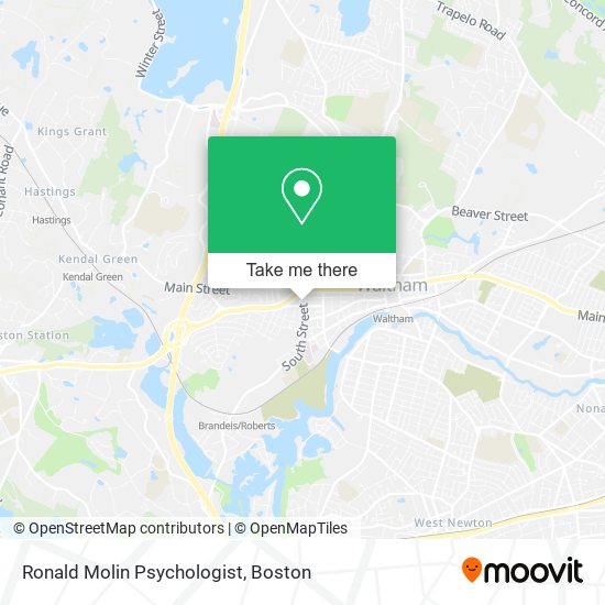 Ronald Molin Psychologist map