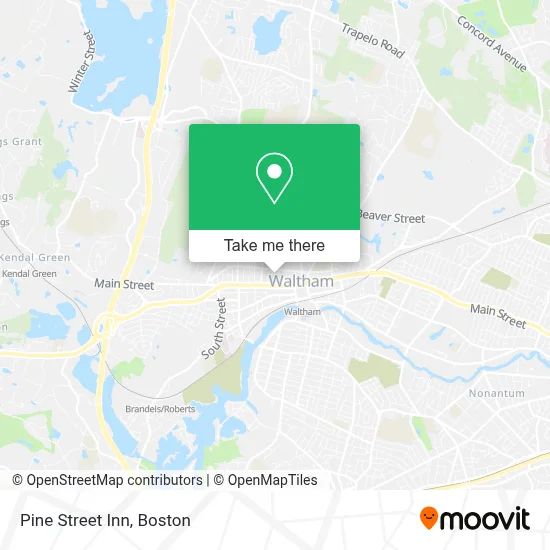 Pine Street Inn map