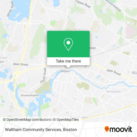 Mapa de Waltham Community Services