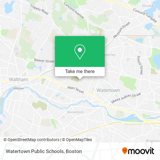 Watertown Public Schools map