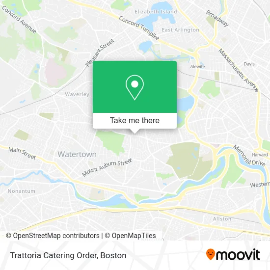 Trattoria Catering Order map