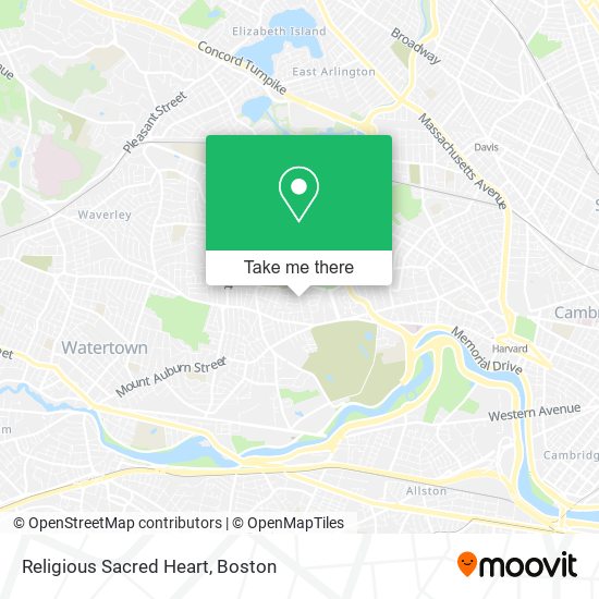 Mapa de Religious Sacred Heart