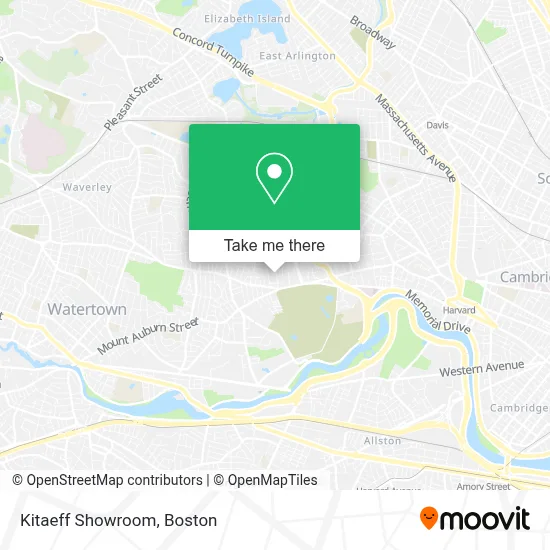 Kitaeff Showroom map