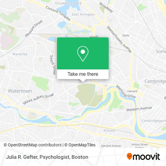 Mapa de Julia R. Gefter, Psychologist