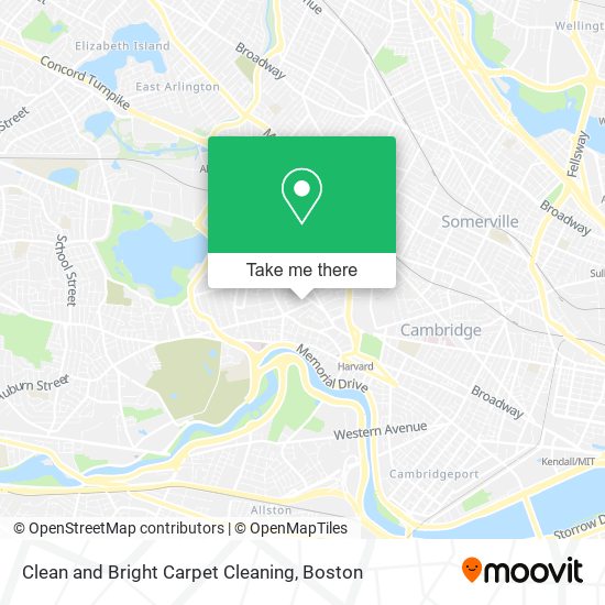 Clean and Bright Carpet Cleaning map