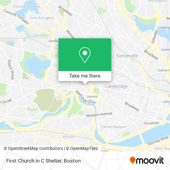 Mapa de First Church in C Shelter