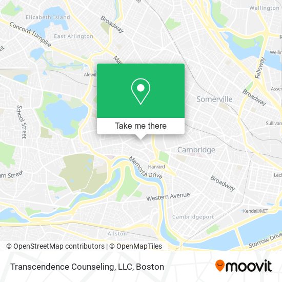 Mapa de Transcendence Counseling, LLC