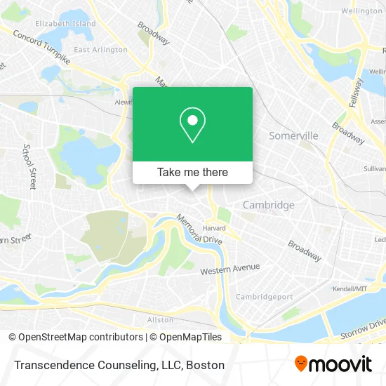 Mapa de Transcendence Counseling, LLC
