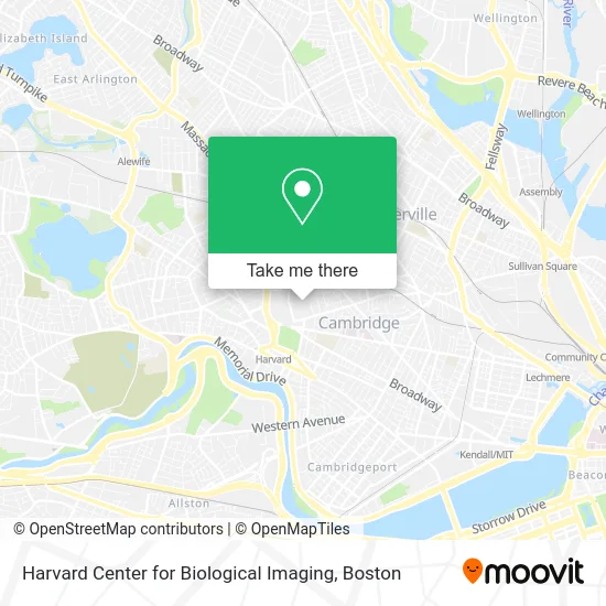 Harvard Center for Biological Imaging map
